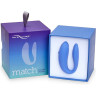 Вибратор для пар WE-VIBE MATCH голубой SNATSG5